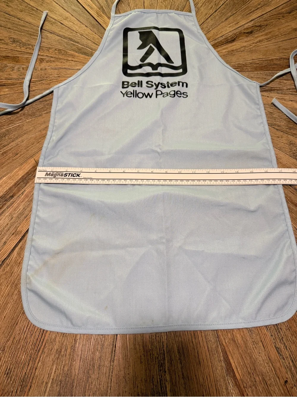 Vintage Bell System Yellow Pages Advertising Apron Walking Fingers USA Promo